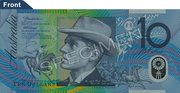 $10 banknote front