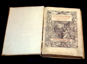 ' Polygraphiae (1518) — the first printed book on cryptology.