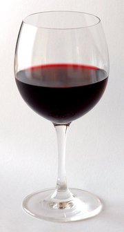 A glass of red wine contains about one unit of alcohol