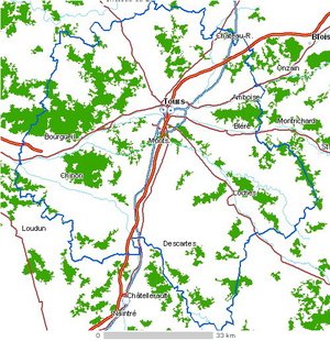 Indre-et-Loire map