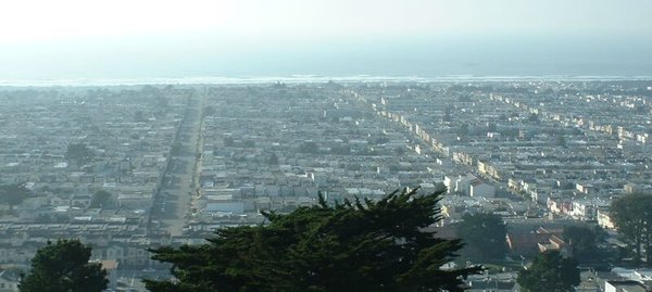 The Outer Sunset from Grand View Park