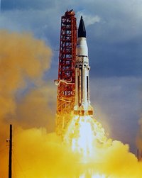 Launch of the first Block II Saturn I (NASA)
