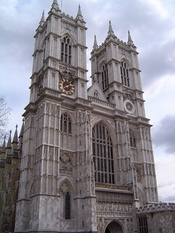 Westminster Abbey's western facade
