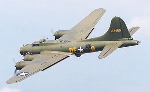 A B-17 nicknamed Sally B in  in 