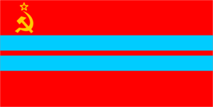 Flag of the Turkmen Soviet Socialist Republic