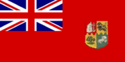 Red Ensign of the  as it appeared from 1910 to 1912.