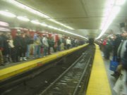 Park Street Under, Red Line platforms, January 