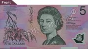$5 banknote front