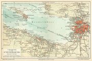 1888 map of Kronstadt bay