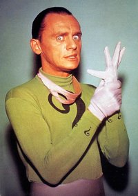 Frank Gorshin as the Riddler, from the Batman TV series.