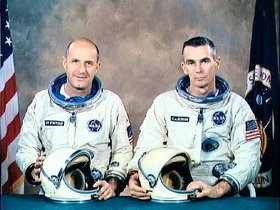 Gemini 9A crew portrait (L-R: Stafford, Cernan)
