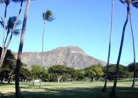 Diamond Head, a well-known backdrop to Waikiki in Hawaii, is an ash cone that solidified into tuff