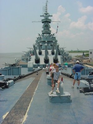 USS Alabama at Mobile