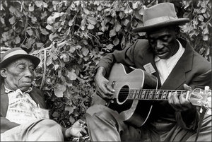 Mississippi John Hurt and Skip James (right)