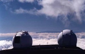 The Mauna Kea Observatory, an institute of the University of Hawai'i, is considered one of the most important land-based observatories in the world for its isolated, unobstructed views of space without interference from man-made light sources. The twin Keck telescopes are the largest of its optical/near-infrared instruments.