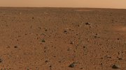 Part of a 360 degree panorama photo of the  landing site, taken by NASA's Spirit Rover in 2004
