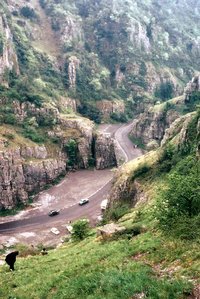 Cheddar Gorge is the largest  in the  