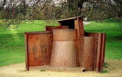 Caro's Dream City, rusting steel, 1996 at the Yorkshire Sculpture Park