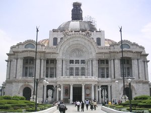 Another view showing the building during restoration work for the dome which was completed in 2004.