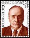 Belgian stamp honoring the writer