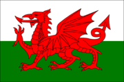 The Welsh Dragon depicted on the .