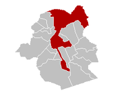 The City of Brussels within the Brussels-Capital Region