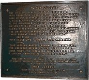 The "New Colossus" plaque