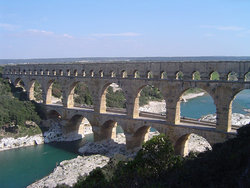 , , a  era aqueduct circa 19 BC, it is one of France's top tourist attractions at over 1.4 million visitors per year, and a .