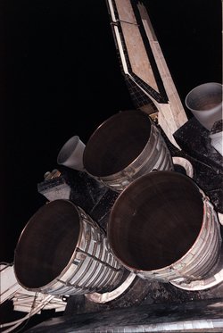 Space Shuttle Main Engine block