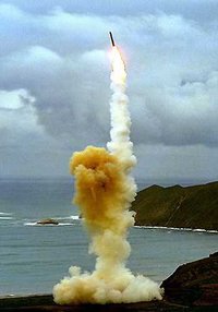 Minuteman III ICBM launch