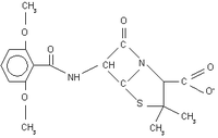 Methicillin chemical structure