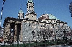 The Baltimore Basilica is the first major religious building constructed in the nation after the adoption of the United States Constitution.