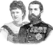 King Charles (right) and Queen Elizabeth of Romania