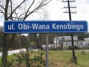 Obi-Wan Kenobi Street sign