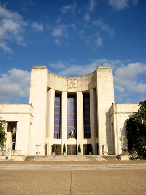 The exterior of the Hall of State
