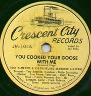 Label of a Crescent City Record