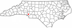 Location of Charlotte, North Carolina