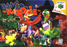 Banjo-Kazooie U.S. N64 box cover