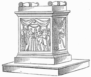 An ancient Roman altar