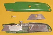 Disassembled, blade partly retracted