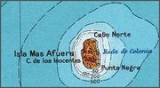 Map of Isla Ms Afuera / Selkirk