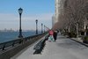 View of Hudson River from near Battery Park, New York