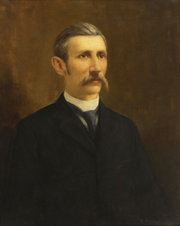 Francis P. Fleming's governor portrait. Fleming started the tradition of having the official portrait made.