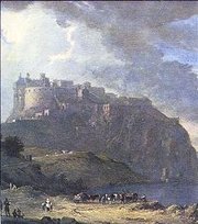 Edinburgh Castle and Nor'Loch, around 1780 by 