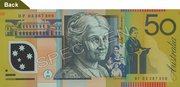 $50 banknote back