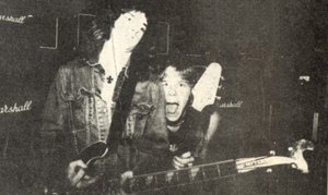 Cliff Burton and James Hetfield, 1983