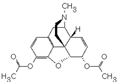 Diamorphine chemical structure