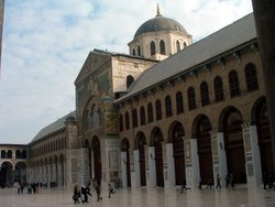 The  Mosque in the center of Damascus