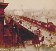 New London Bridge in the early 