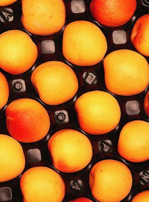 Apricots after being picked
